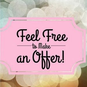 Reasonable offers welcome! 😊